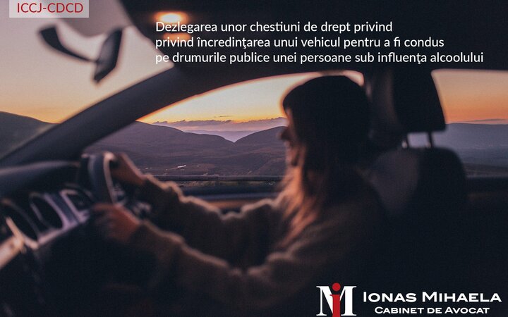 Înalta Curte De Casaţie Şi Justiţie - Completul Pentru Dezlegarea Unor Chestiuni De Drept În Materie Penală