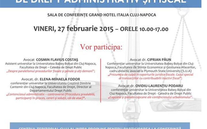 Conferința de drept administrativ și fiscal