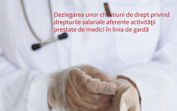 Înalta Curte De Casaţie Şi Justiţie - Completul Pentru Dezlegarea unor Chestiuni de Drept în Materie Civilă